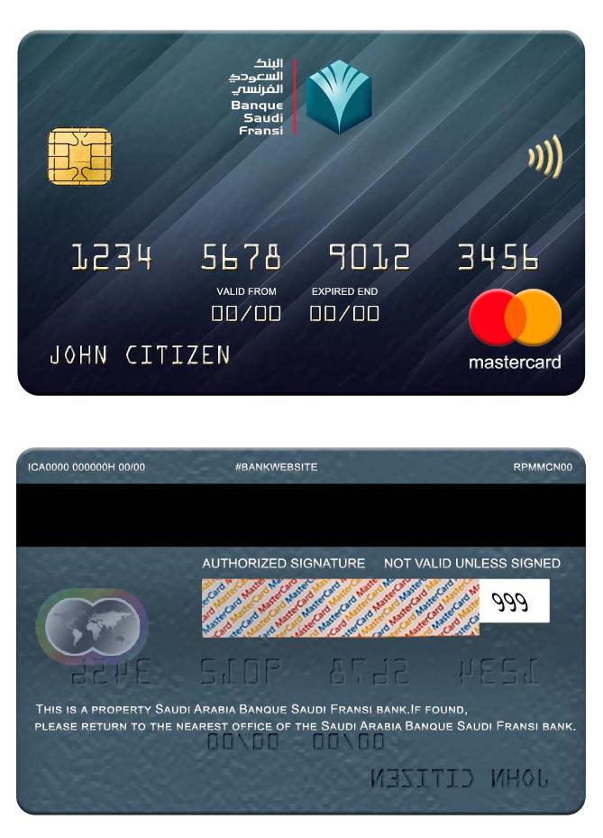 Saudi Arabia Banque Saudi Fransi bank mastercard